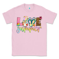Bubblegum Pink love summer with gnome Classic Tee - Artiststas