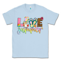 Dusty Blue love summer with gnome Classic Tee - Artiststas