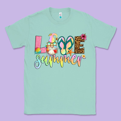 Love Summer With Gnome Classic Tee Designed By Artiststas