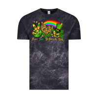 Cloud Black Peace love St. Patrick's Day Vintage Tee - OliviaCreatesArt