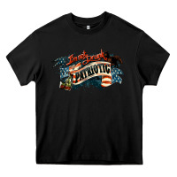 Black I'm not drunk I'm patriotic Heavy Core Tee - HowdyJamesFarm