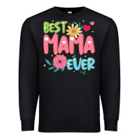 Black best mama ever Premium Sweatshirt - JahusDesignShop