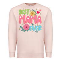 Pale Pink best mama ever Premium Sweatshirt - JahusDesignShop