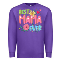Purple best mama ever Premium Sweatshirt - JahusDesignShop