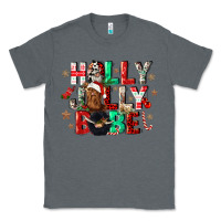 Charcoal Heather holly jolly babe Classic Tee - CowGirlArtShop