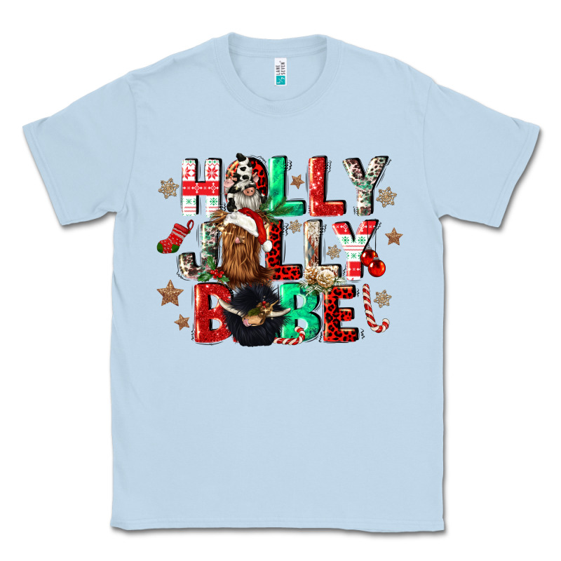 Holly Jolly Babe Classic Tee by CowGirlArtShop | Teevron