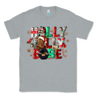 Heather Grey holly jolly babe Classic Tee - CowGirlArtShop
