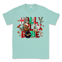 Seafoam holly jolly babe Classic Tee - CowGirlArtShop