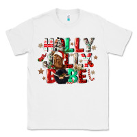 White holly jolly babe Classic Tee - CowGirlArtShop