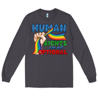 Smoke Human Rights Are Not Optional Long Sleeve Tee - BundleAndBundleShop
