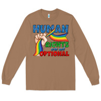 Toasted Coconut Human Rights Are Not Optional Long Sleeve Tee - BundleAndBundleShop
