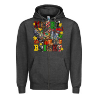 Charcoal Heather chicken merry and bright Zipper Hoodie - AdoDesignShop