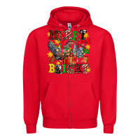 Red chicken merry and bright Zipper Hoodie - AdoDesignShop