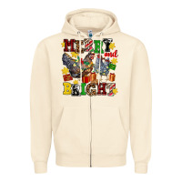 Sandshell chicken merry and bright Zipper Hoodie - AdoDesignShop