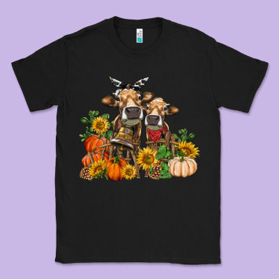Fall Heifer Cows Classic Tee Designed By Ranaportraitstore