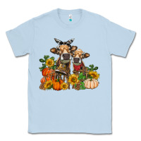 Dusty Blue Fall heifer cows Classic Tee - RanaPortraitStore