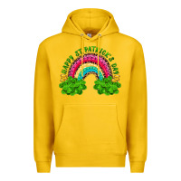 Lemon Happy St. Patrick's Day Rainbow And Shamrock Premium Hoodie - RanaPortraitStore