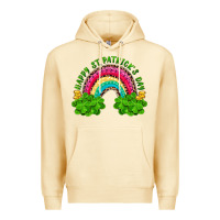 Pina Colada Happy St. Patrick's Day Rainbow And Shamrock Premium Hoodie - RanaPortraitStore