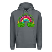 Rock Happy St. Patrick's Day Rainbow And Shamrock Premium Hoodie - RanaPortraitStore