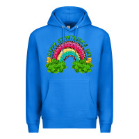 True Royal Happy St. Patrick's Day Rainbow And Shamrock Premium Hoodie - RanaPortraitStore