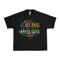 Black Beads and bling it's' a Mardi Gras thing Urban Heavy Tee - FaDigitalArtStudio