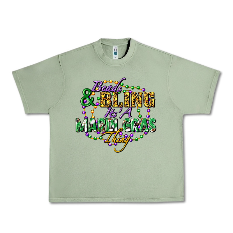 Beads And Bling It's' A Mardi Gras Thing Urban Heavy Tee by FaDigitalArtStudio | Teevron