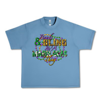 Pebble Blue Beads and bling it's' a Mardi Gras thing Urban Heavy Tee - FaDigitalArtStudio