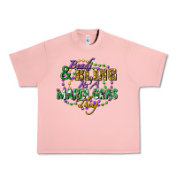 Salmon Beads and bling it's' a Mardi Gras thing Urban Heavy Tee - FaDigitalArtStudio