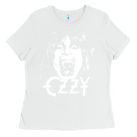 White crazy train vintage rock Ladies Tee - artisFamous