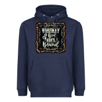 Navy whiskey bent hell bound black Heavyweight Hoodie - AdoDesignShop