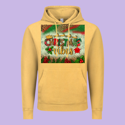 Christmas Vibes Tumbler Vintage Hoodie Designed By Bundleandbundleshop