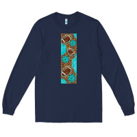 Navy american football with leopard pen wraps Long Sleeve Tee - BundleAndBundleShop