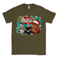 Army Green small town christmas Classic Tee - CowGirlArtShop