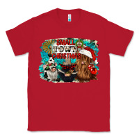 Red small town christmas Classic Tee - CowGirlArtShop