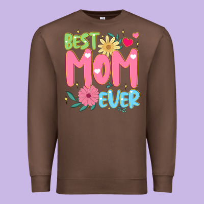 Best Mom Ever Premium Sweatshirt Designed By Jahusdesignshop