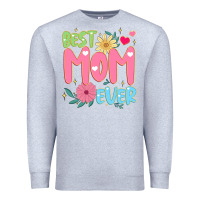 Heather Grey best mom ever Premium Sweatshirt - JahusDesignShop