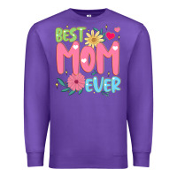 Purple best mom ever Premium Sweatshirt - JahusDesignShop