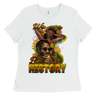 White We are Black History Ladies Tee - HowdyJamesFarm