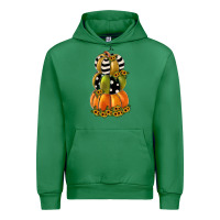 Emerald pumpkin polka dot, sunflower Urban Hoodie - JahusDesignShop