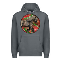Rock Belgian Horse Christmas Premium Hoodie - LillyAllenDesigns