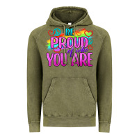 Vintage Olive Be Proud Of Who You Are Vintage Hoodie - BundleAndBundleShop