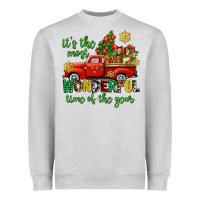 Heather Grey its the most wonderful time of the year Heavyweight Sweatshirt - AdoDesignShop