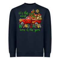 Navy its the most wonderful time of the year Heavyweight Sweatshirt - AdoDesignShop