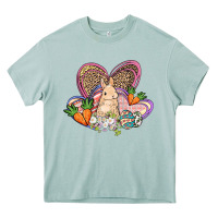 Arona Easter heart Easter Day Heavy Core Tee - HowdyJamesFarm