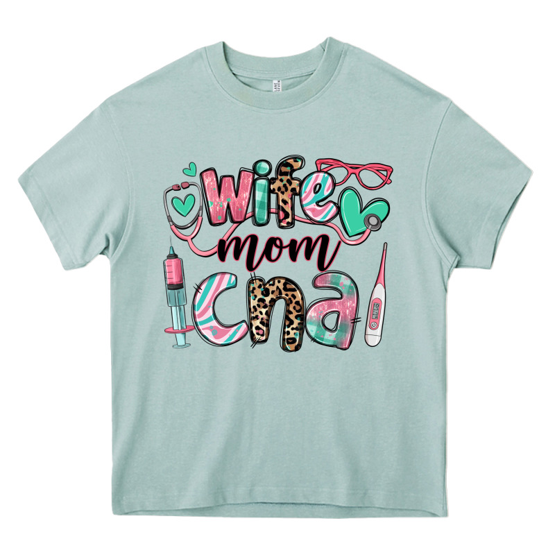 Wife Mom Cna Certified Nursing Assistant Heavy Core Tee by RanaPortraitStore | Teevron