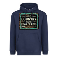 Navy a little country a little rock n roll Heavyweight Hoodie - AdoDesignShop