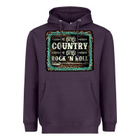 Plum a little country a little rock n roll Heavyweight Hoodie - AdoDesignShop