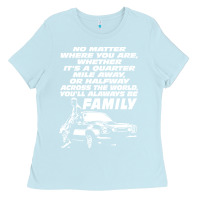 Baby Blue fast and furious Ladies Tee - artisFamous