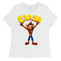 White crash bandicoot Ladies Tee - artisFamous