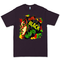 Plum i am black history Premium Tee - CowGirlArtShop